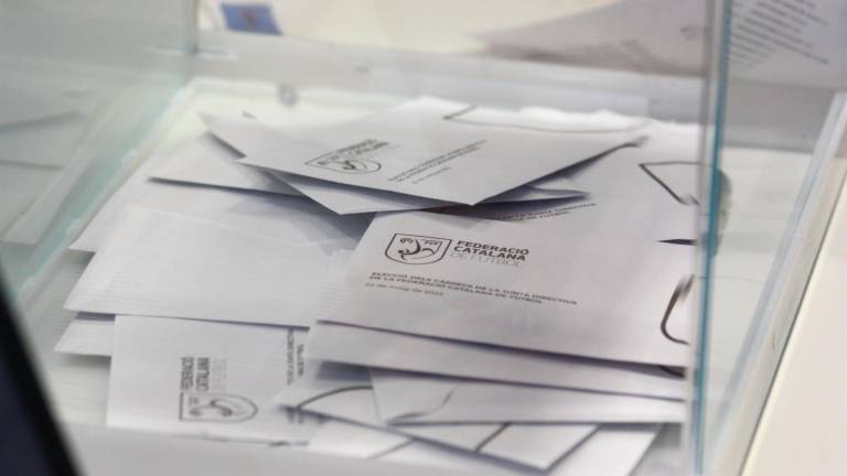 Imagen de las urnas de las elecciones de la FCF del pasado domingo. Foto: FCF