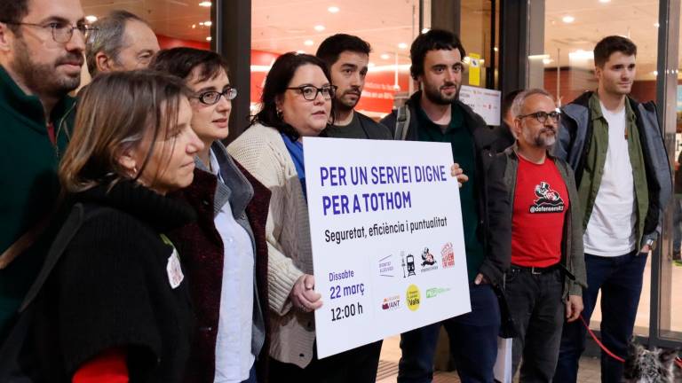 Los usuarios del servicio ferroviario participarán en movilizaciones. FOTO: ACN