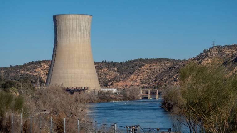 La central nuclear de Ascó junto al río Ebre. Foto: Joan Revillas/DT