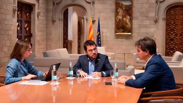El President Aragonès anuncia a los siete nuevos consellers
