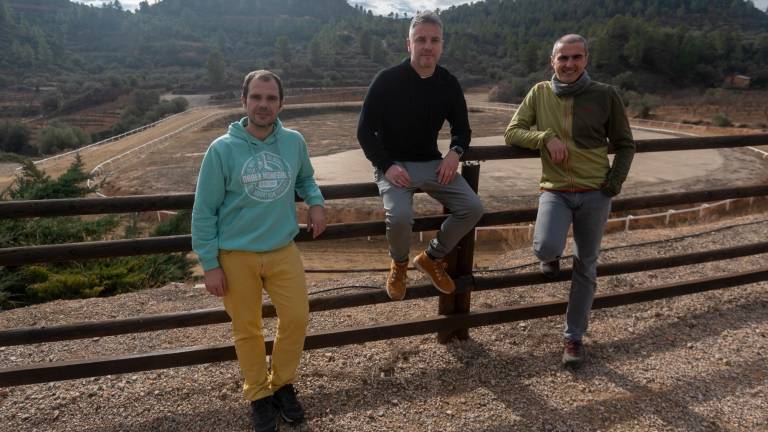 Joan Biarnés, Hectòr Gil i Cristian Lloret, els majorals. FOTO: Joan Revillas