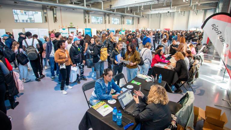 La última edición de la Fira de l’Ocupació, la número 11, se realizó el pasado 15 de noviembre. Foto: Marc Bosch/DT