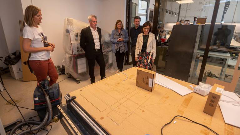 El nuevo grado de formación superior de diseño 3D se realiza en las instalaciones del Fablab Terres de l’Ebre. Foto: Joan Revillas