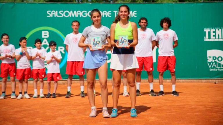 Martina Genís, finalista individual en Salsomaggiore y campeona en dobles