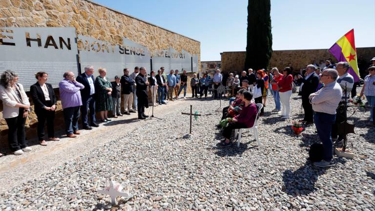 Acto en recuerdo de las víctimas del franquismo. Foto: Marc Bosch