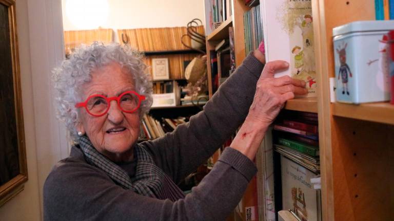 La il·lustradora, creadora de ‘Les Tres Bessones’, Roser Capdevila. Foto: ACN