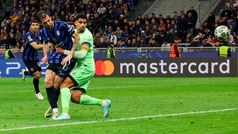 La jugada del gol del empate de Acerbi a solo dos minutos del final que mató al FC Barcelona.