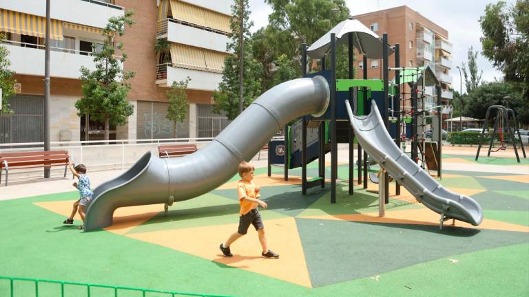 El nuevo parque de Antoni Correig de Reus, en funcionamiento