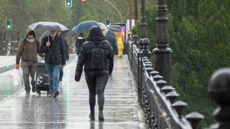 El lunes será el día con más acumulación de lluvia. Foto: EFE