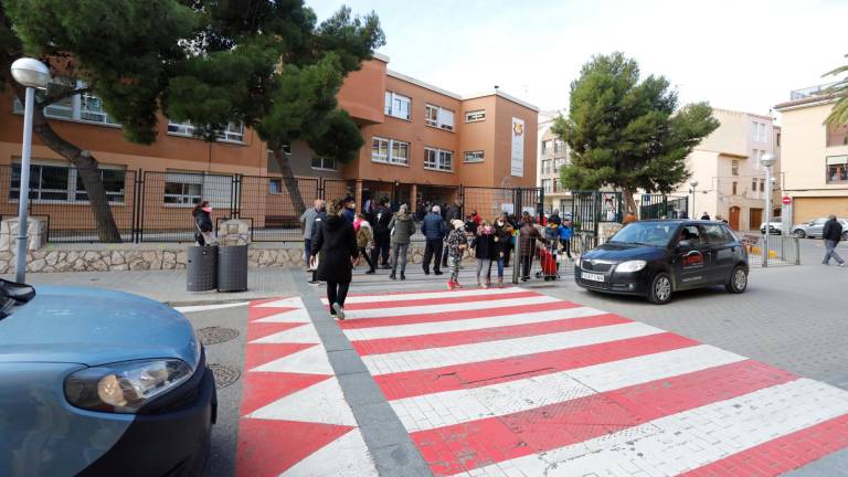 Las escuelas Sant Bernat y Torroja están una junta a la otra. Foto: P. Ferré