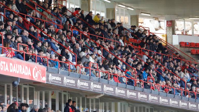 La Tribuna del Nou Estadi presentará un lleno para el Nàstic-Deportivo. Foto: Pere Ferré