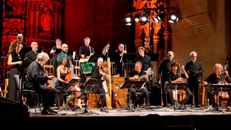 ‘Catalunya Comtat Gran’ será el concierto que interpretarán la Capella Nacional de Catalunya, Hespèrion XXI y Jordi Savall. FOTO: CEDIDA
