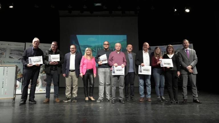 Imatge de tots els premiats i nominats al premi Sirga d’Or. foto: ccre