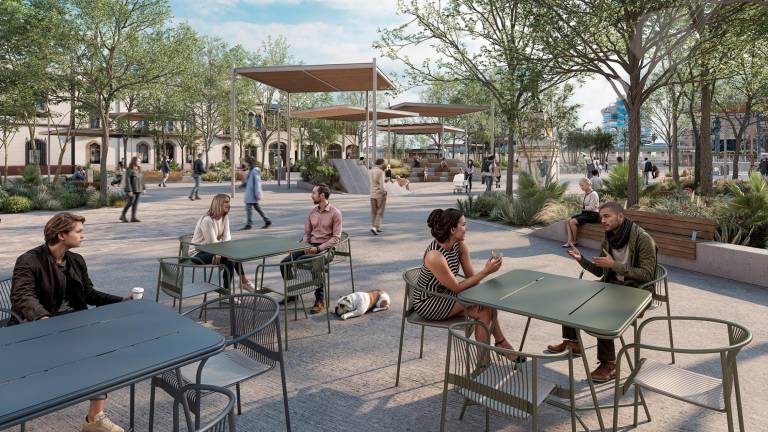 El proyecto de reforma de la plaça dels Carros. Foto: Port de Tarragona