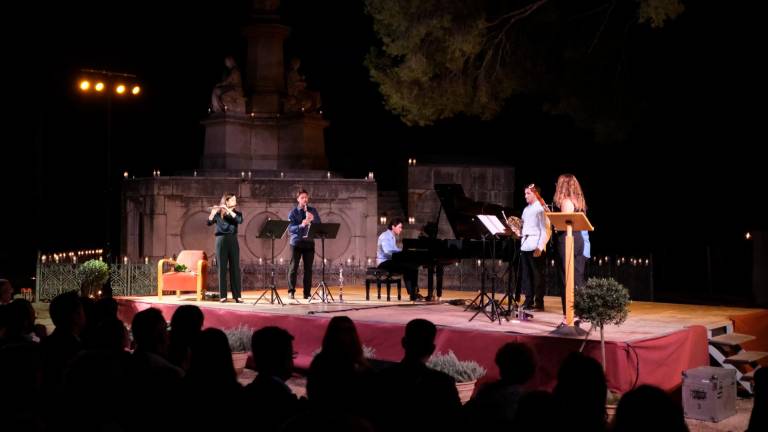 La agrupación Ennèagon Ensemble ofreció un concierto de música clásica. foto: Fabián Acidres