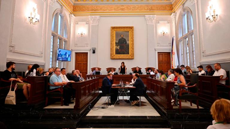 El pleno del Ayuntamiento de Reus del mes de julio fue la primera sesión del nuevo equipo de gobierno. foto: Alfredo González