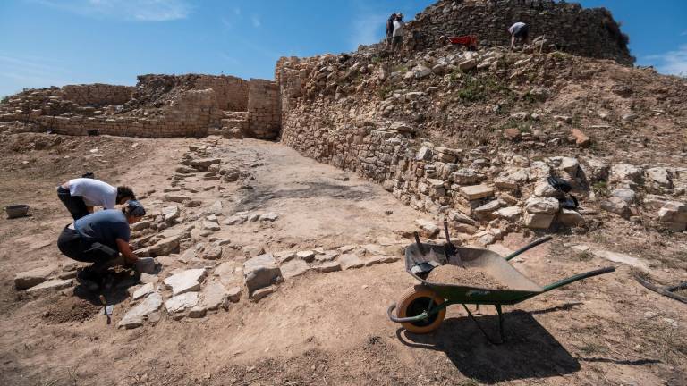 Excavacions arqueològiques al Coll del Moro, a Gandesa. Foto: Joan Revillas