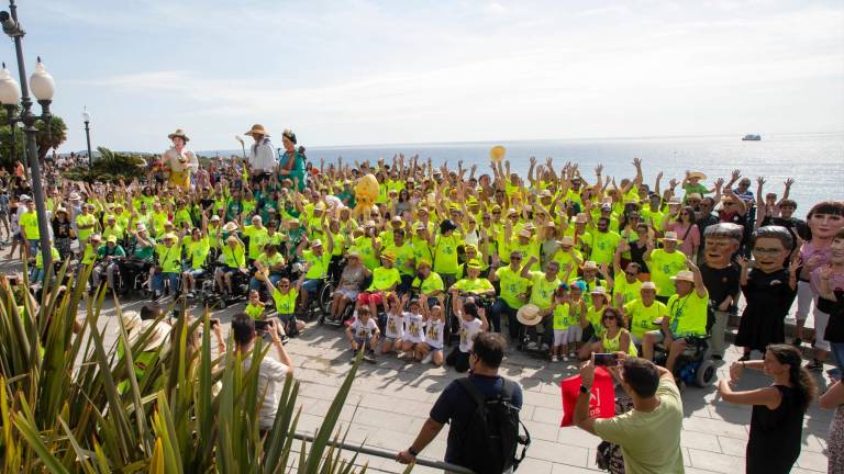 Moment ahir de la presentació oficial del programa de Festa per a Tothom, al Balcó del Mediterrani. FOTO: cedida