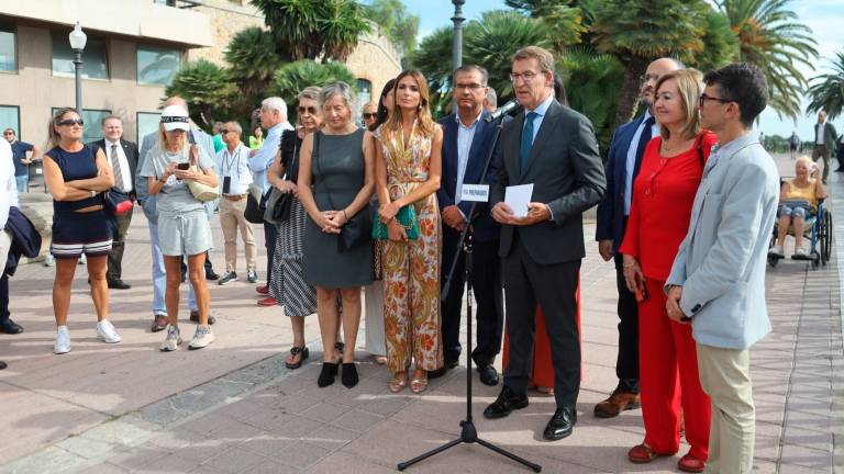 Feijóo (PP), de visita a Tarragona: «Nuestra propuesta busca más independencia del Poder Judicial»