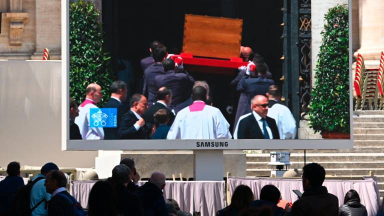 Emotivas imágenes durante el funeral del Papa