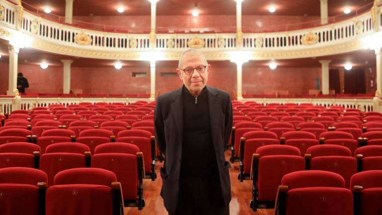 Lluís Pasqual, en el Teatre Bartrina de Reus. Foto: Alba Mariné