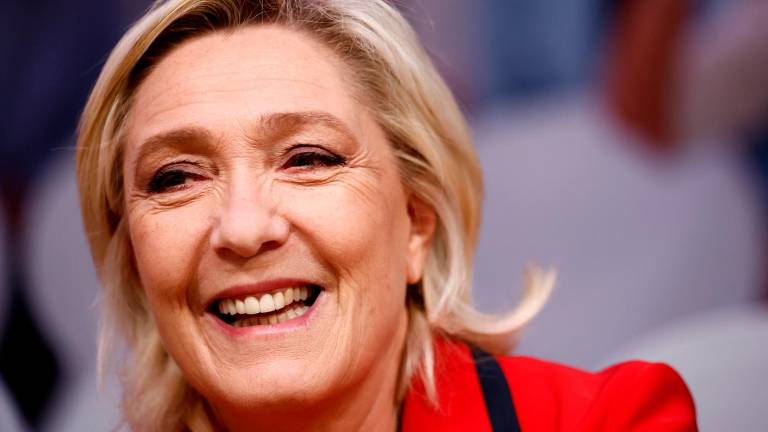 Marine Le Pen, lider de Agrupación Nacional. Foto: EFE