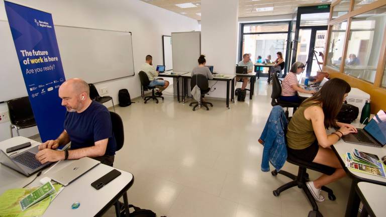 El hub de innovación digital CoEbreLab, en Móra d’Ebre, donde se ubicarán las empresas que se acogerán a esta línea de ayudas. Foto: Joan Revillas