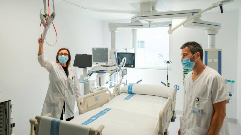 El Servei de Medicina Intensiva del hospital tarraconense apuesta por el ‘big data’. FOTO: Fabián Acidres