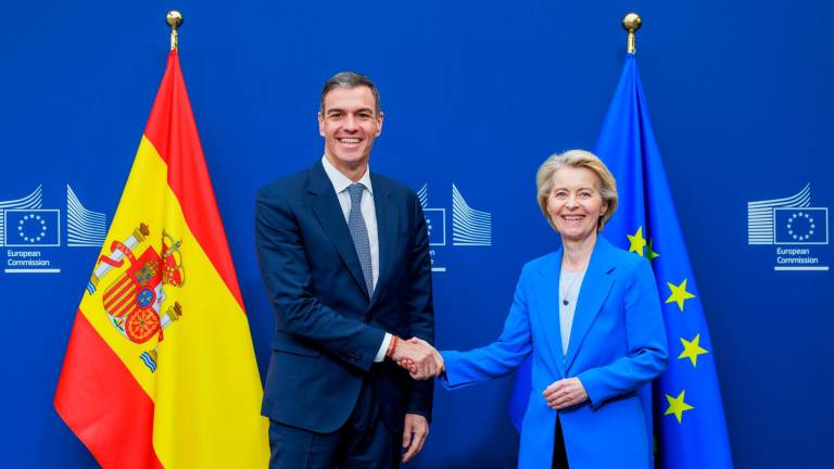 Pedro Sánchez junto a Ursula Von der Leyen. Foto: Comisión Europea