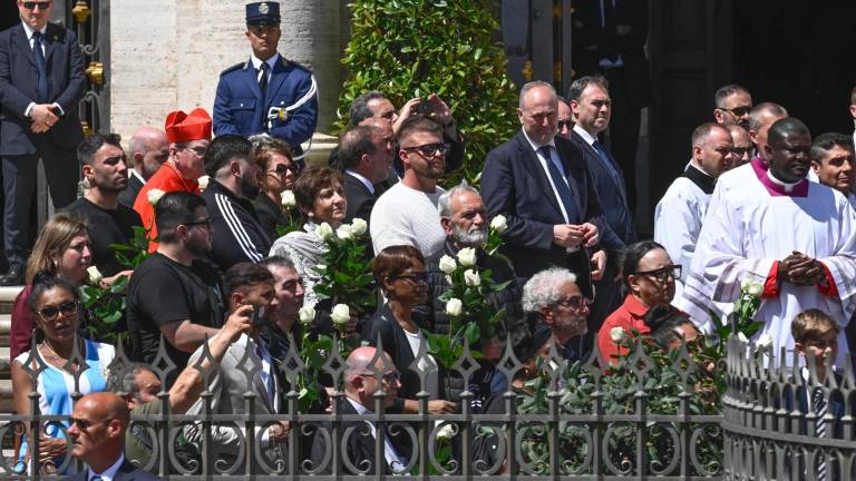 Emotivas imágenes durante el funeral del Papa