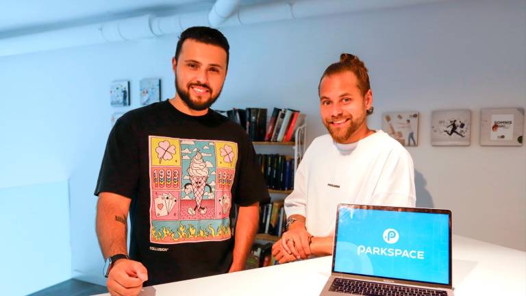 Yuri Tavares y Santiago Betancor, fundadores de Parkspace. Foto: M.Bosch