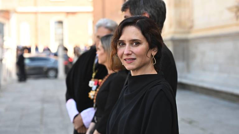 La presidenta de la Comunidad de Madrid, Isabel Díaz Ayuso, este miércoles. Foto: EFE