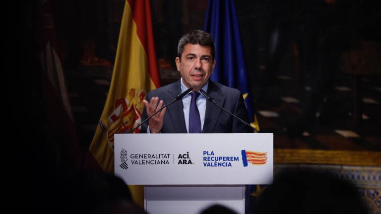 El presidente de la Generalitat Valenciana, Carlos Mazón. Foto: EFE