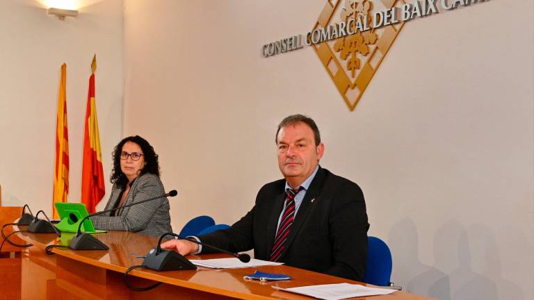 Joaquim Calatayud, en una imagen de su etapa como presidente del Consell Comarcal del Baix Camp. Foto: Cedida