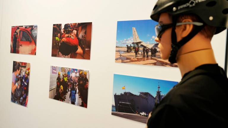 Exposició al Port de Tarragona de la Unidad Militar de Emergencias. Foto: APT