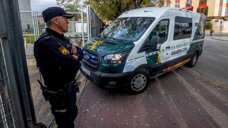 Un furgón de la Guardia Civil. Foto: EFE