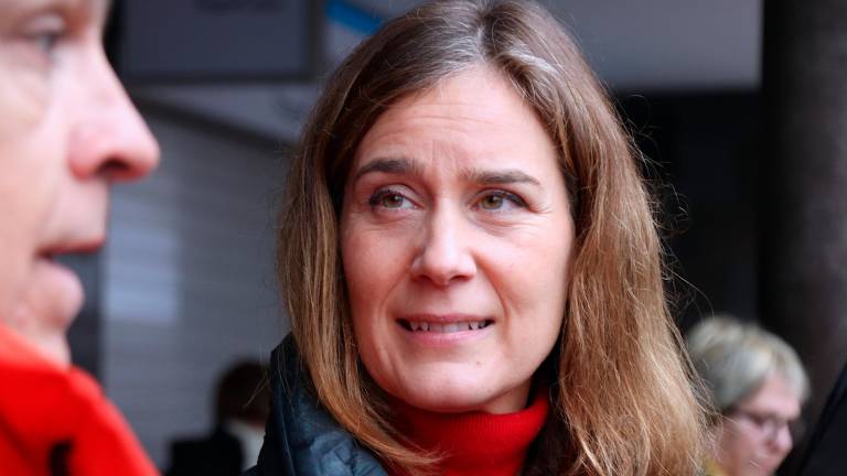 La presidenta del grupo parlamentario de los Comuns, Jéssica Albiach, en una visita a la Fira de la Candelera. Foto: ACN