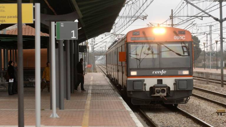 Reclamen millores del servei ferroviari a l’única estació de tota la comarca del Montsià