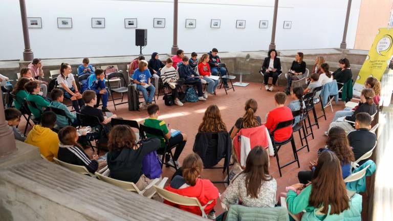 Los antiguos lavaderos del Casal de les Dones de Reus fueron el lugar escogido para celebrar la sesión de retorno del Consell d’Infants 2022-2023. Foto: Alba Mariné