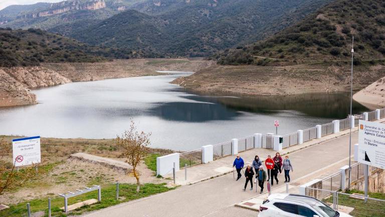 La concessió que la Comunitat de Regants té sobre Siurana preveu un desembassament anual. Foto: Alba Mariné
