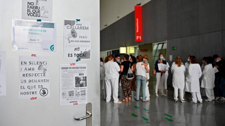 El personal del Hospital Sant Joan de Reus denuncia la pérdida de condiciones