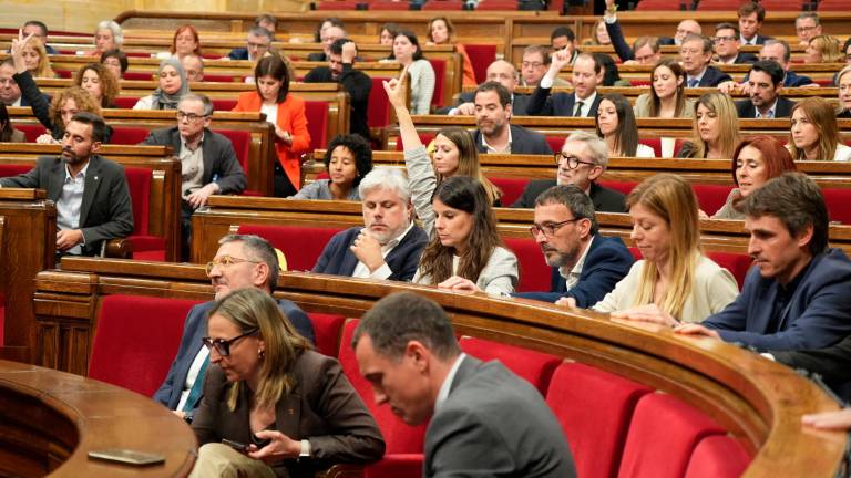 Instante de la votación. Foto: ACN