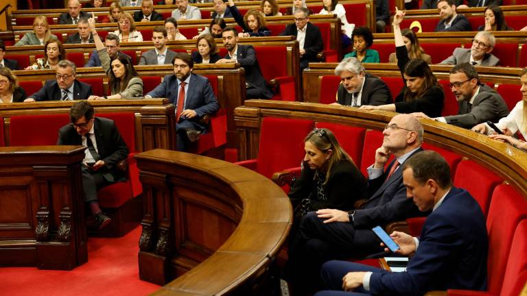 Imagen del pleno del Parlament de Catalunya de este miércoles. Foto: EFE