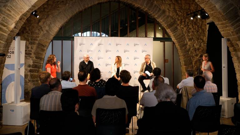 Josep Maria Piñol, Dolors Setó y Jordi Bergadà charlaron sobre ‘Oportunitats de la planificació estratègica’. Foto: Fabián Acidres