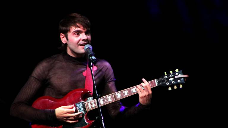 El cantant Eloi Duran a la final del Sona9 a la sala Luz de Gas. Foto: ACN