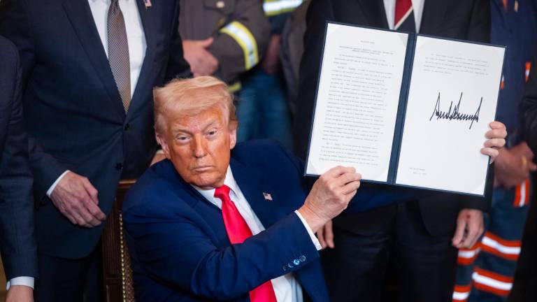El presidente estadounidense, Donald Trump