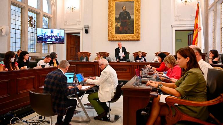 Imagen del pleno del Ayuntamiento de Reus celebrado el pasado viernes. foto:alfredo gonzález