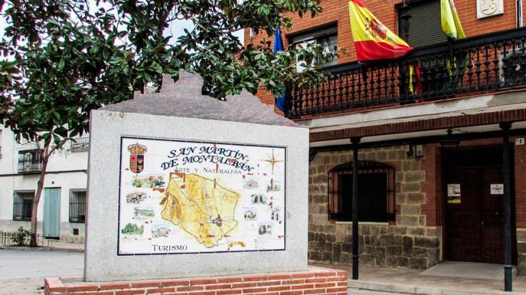 El Ayuntamiento de San Martín de Montalbán. Foto: Ayuntamiento de San Martín de Montalbán