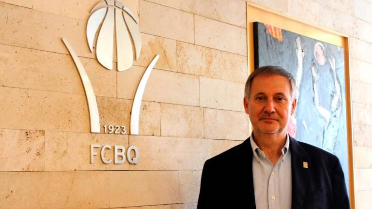 Joan Cortina será también vicepresidente de la Federació Catalana de Basquetbol. Foto: FCBQ