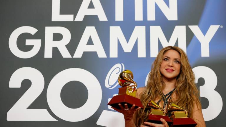 La cantante colombiana fue premiada en los Latin Grammy celebrados en Sevilla el pasado sábado. Foto: EFE